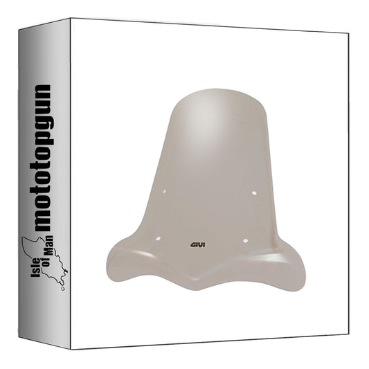 GIVI PARABREZZA TRASPARENTE 128A + ATACCO COMPATIBILE CON YAMAHA CIGNUS X 125 07/15