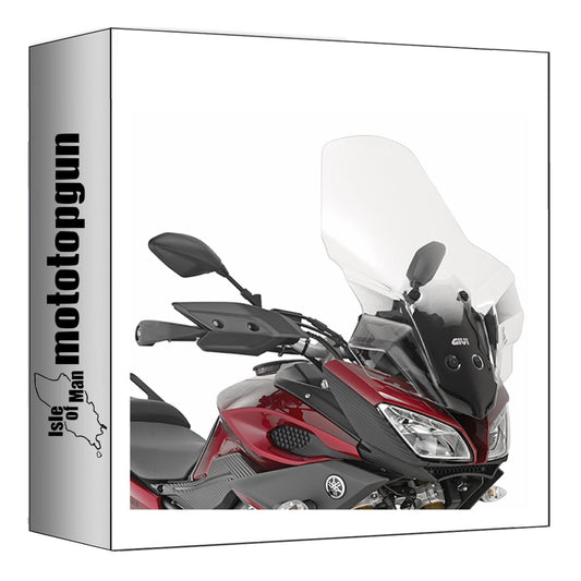 GIVI CUPOLINO TRASPARENTE 2122DT + ATACCO COMPATIBILE CON YAMAHA MT-09 MT09 TRACER 15/17