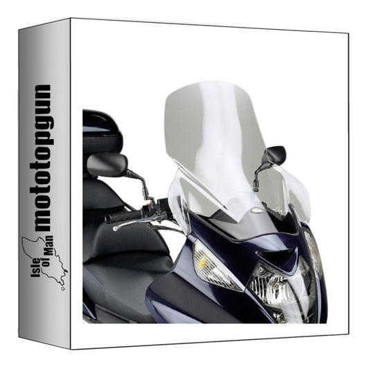 GIVI PARABREZZA TRASPARENTE 214DT + ATACCO COMPATIBILE CON HONDA SILVER WING 600 / ABS 01/09