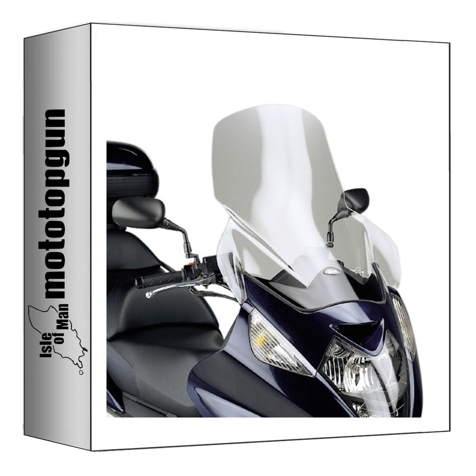 GIVI PARABREZZA TRASPARENTE 214DT + ATACCO COMPATIBILE CON HONDA SILVER WING 400 06/09