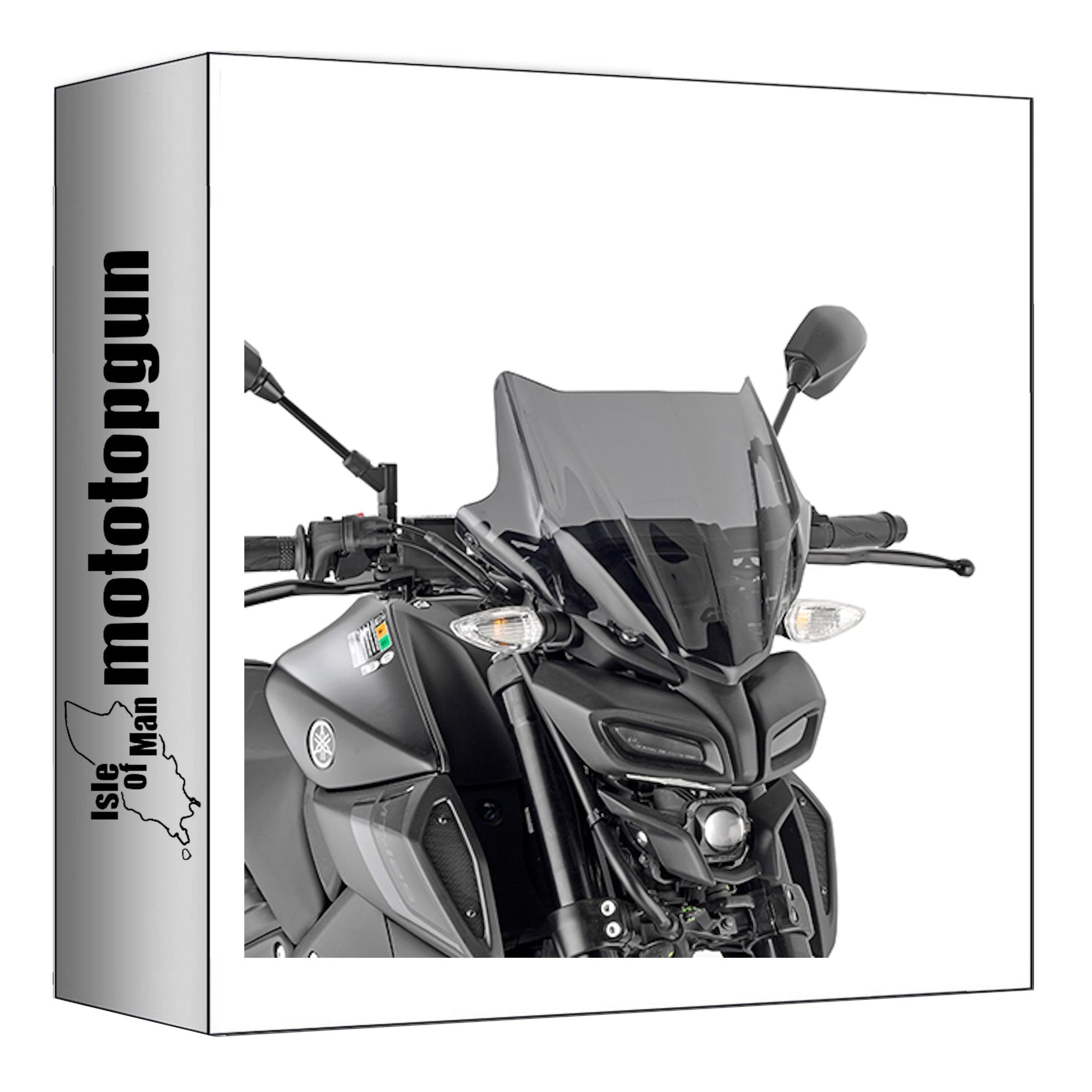 GIVI CUPOLINO FUMÉ 2166A + ATACCO COMPATIBILE CON YAMAHA MT 125 20/24