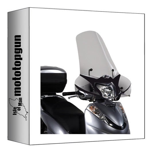 GIVI PARABREZZA TRASPARENTE 307A + ATACCO COMPATIBILE CON HONDA SH 300 I 07/10