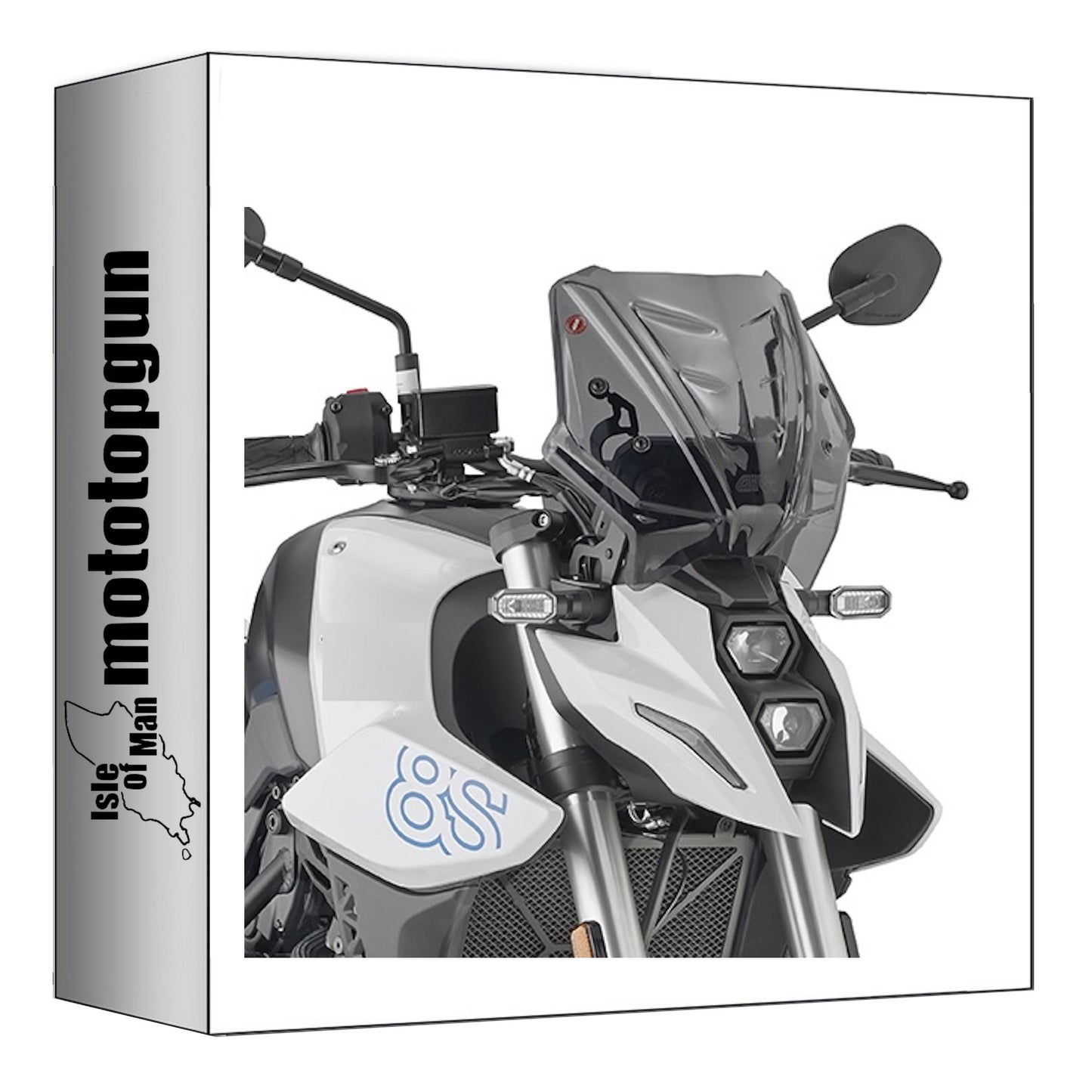 GIVI CUPOLINO FUMÉ 3122S + ATACCO COMPATIBILE CON SUZUKI GSX S 1000 21/24