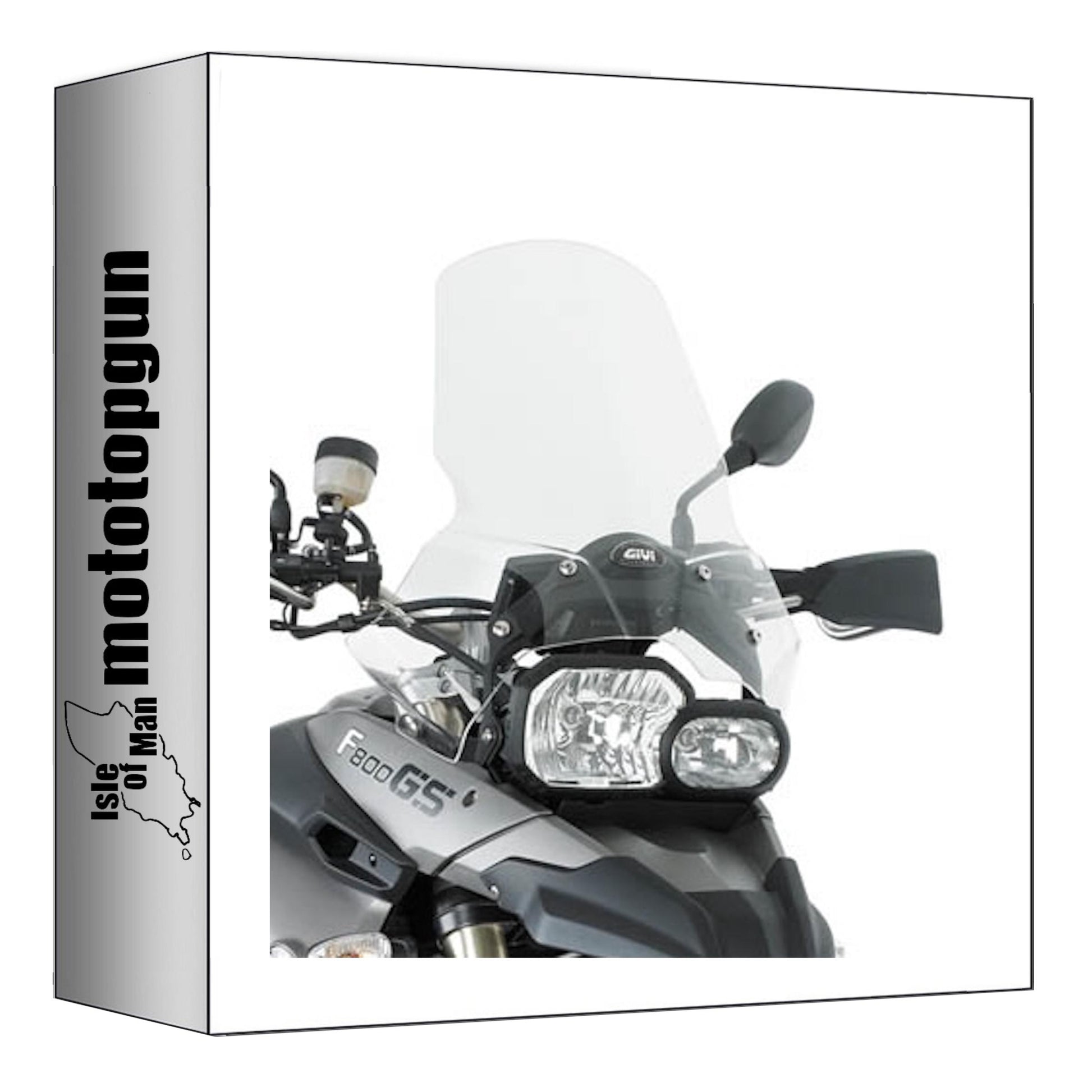 GIVI CUPOLINO TRASPARENTE 333DT + ATACCO COMPATIBILE CON BMW F 650 GS 08/17