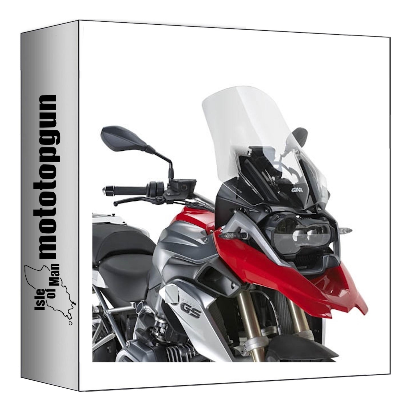 GIVI CUPOLINO TRASPARENTE 5108DT + ATACCO COMPATIBILE CON BMW R 1200 GS 13/15