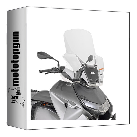 GIVI PARABREZZA TRASPARENTE 5142DT + ATACCO COMPATIBILE CON BMW CE 04 22/24