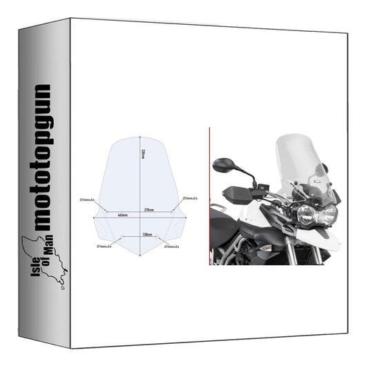 GIVI CUPOLINO TRASPARENTE 6401DT + ATACCO COMPATIBILE CON TRIUMPH TIGER 800 / XC / XR 11/17