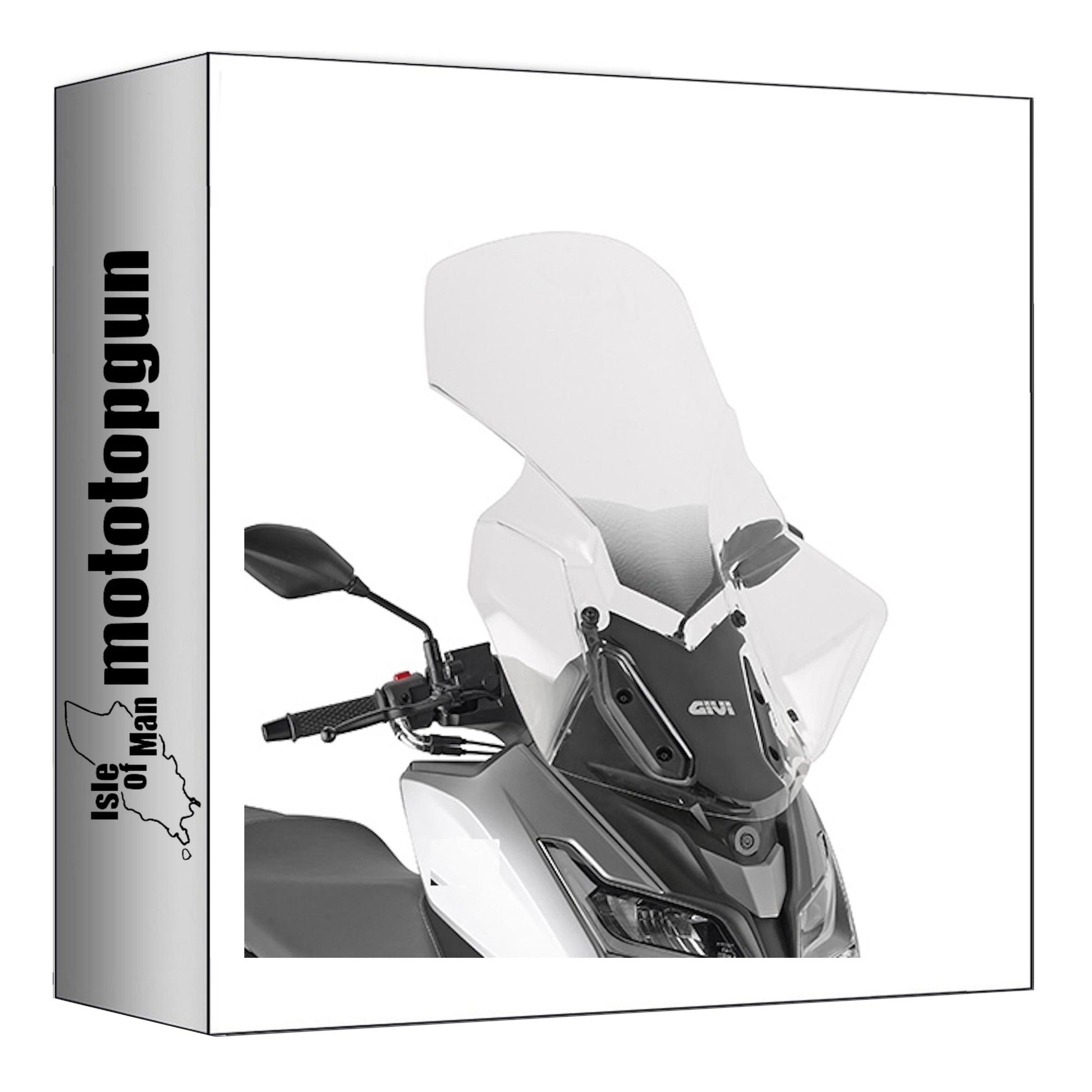 GIVI PARABREZZA TRASPARENTE 9259DT + ATACCO COMPATIBILE CON VOGE SR1 125 23/24