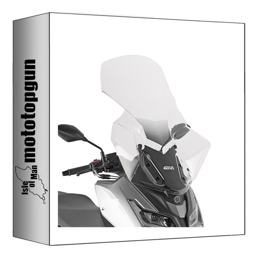 GIVI PARABREZZA TRASPARENTE 9259DT + ATACCO COMPATIBILE CON VOGE SR1 125 23/24