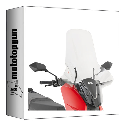 GIVI PARABREZZA TRASPARENTE 9541A + ATACCO COMPATIBILE CON SILENCE S01 22/24