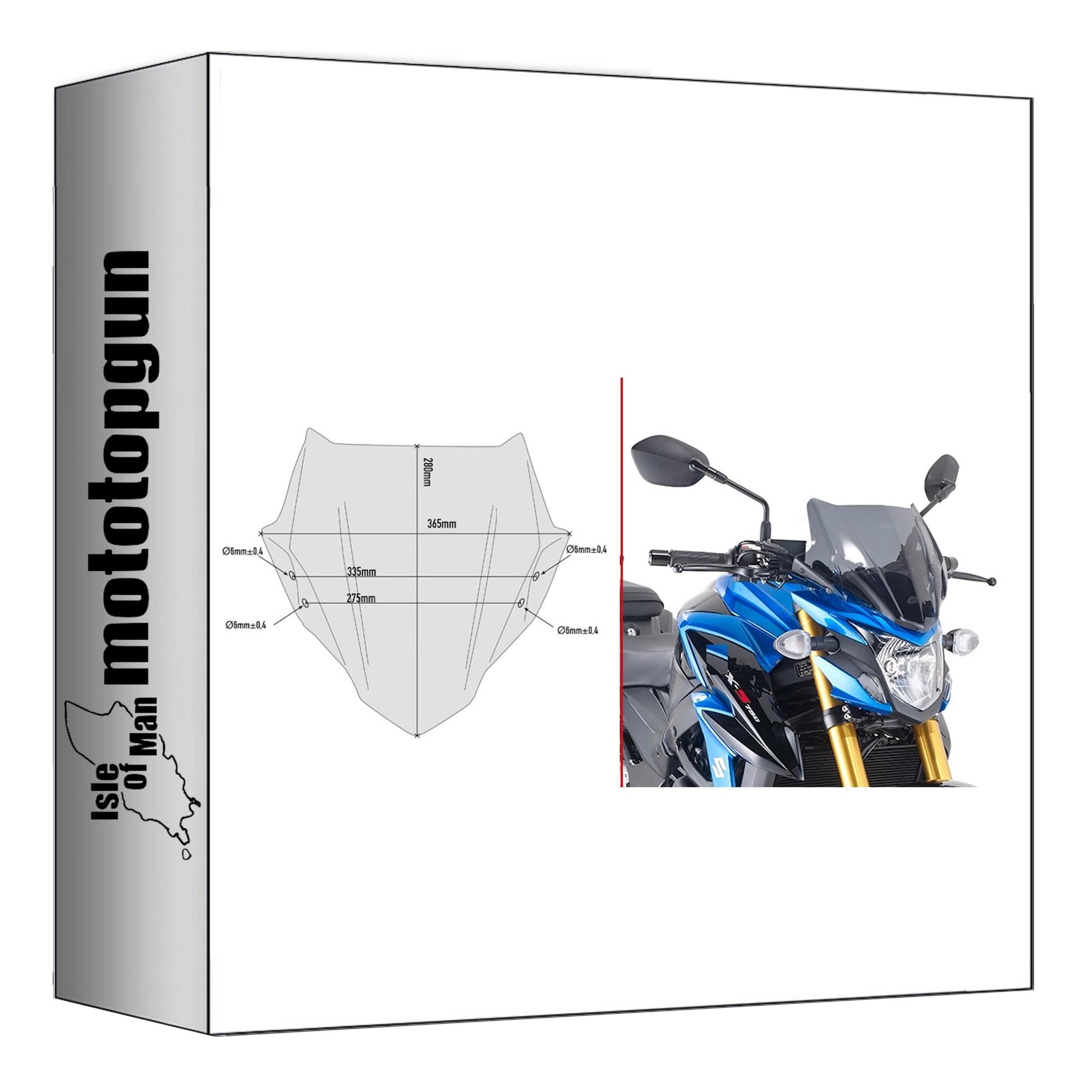 GIVI CUPOLINO FUMÉ A3113 COMPATIBILE CON SUZUKI GSX S 750 17/21