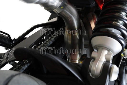COLLETTORE GPR OPEN ACCIAIO , A.68.DEC COMPATIBILE CON APRILIA DORSODURO 900 17/20