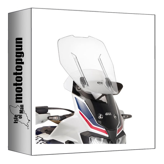 GIVI CUPOLINO SCORREVOLE AIRFLOW TRASPARENTE AF1144B COMPATIBILE CON HONDA CRF 1000 L AFRICA TWIN 18/19
