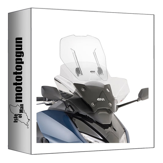 GIVI PARABREZZA SCORREVOLE AIRFLOW TRASPARENTE AF1186B COMPATIBILE CON HONDA FORZA 750 21/24