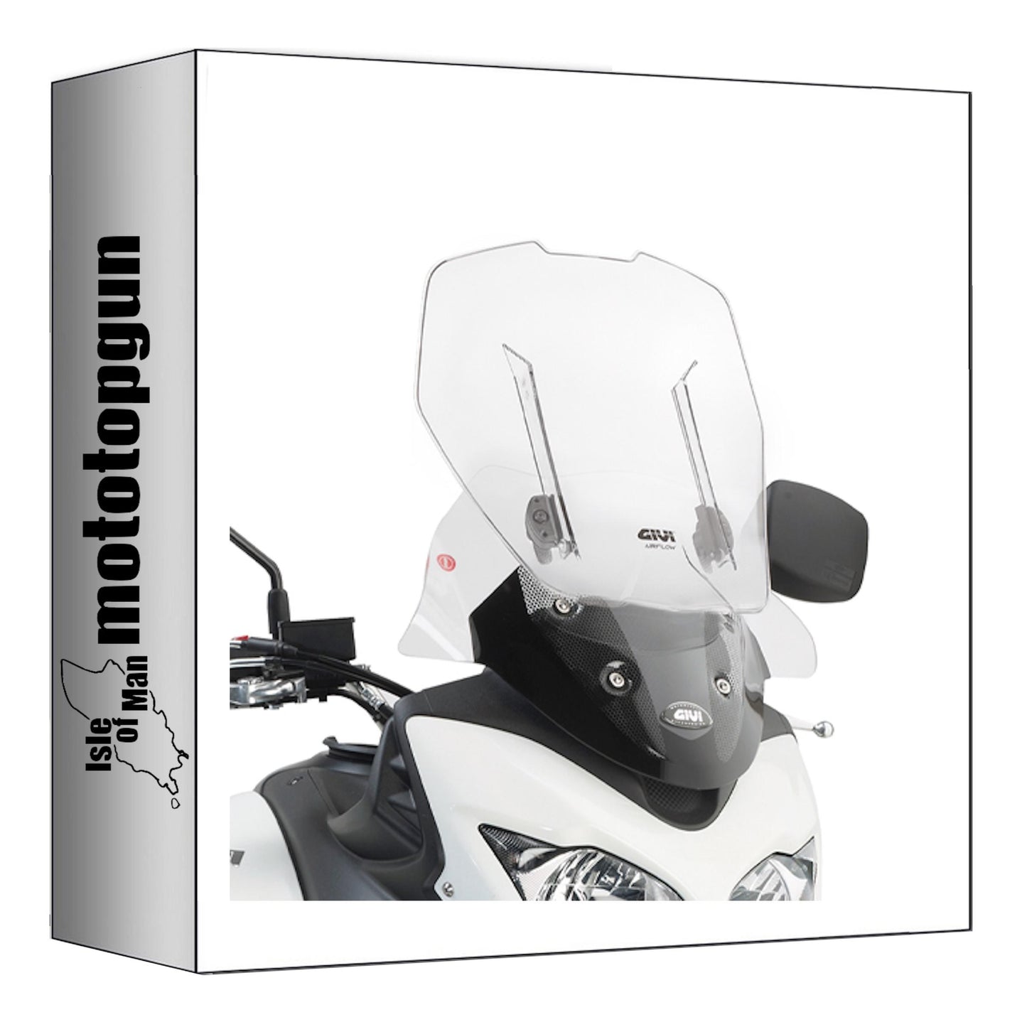 GIVI CUPOLINO SCORREVOLE AIRFLOW TRASPARENTE AF3101B COMPATIBILE CON SUZUKI DL 650 V-STROM L2-L3-L4-L5-L6 11/16