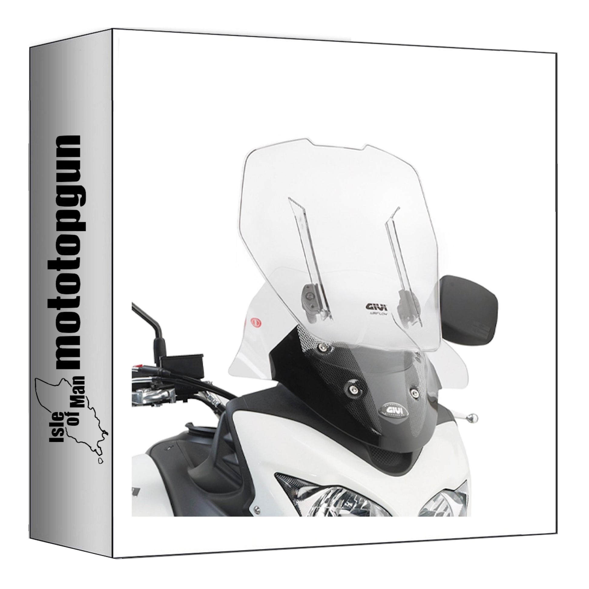 GIVI CUPOLINO SCORREVOLE AIRFLOW TRASPARENTE AF3101B COMPATIBILE CON SUZUKI DL 650 V-STROM L2-L3-L4-L5-L6 11/16