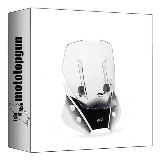 GIVI CUPOLINO SCORREVOLE AIRFLOW TRASPARENTE AF3112B COMPATIBILE CON SUZUKI DL 650 V-STROM 17/24