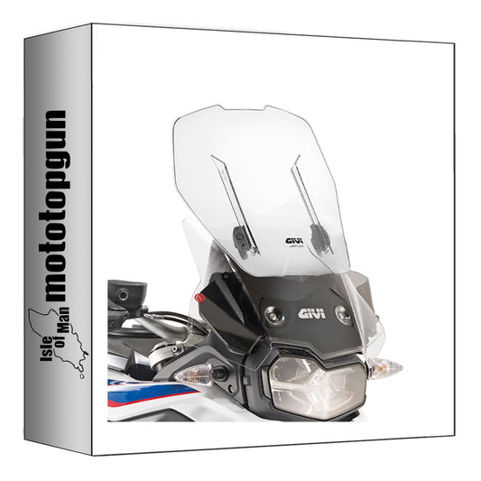 GIVI CUPOLINO SCORREVOLE AIRFLOW TRASPARENTE AF5127B COMPATIBILE CON BMW F 850 GS 21/23