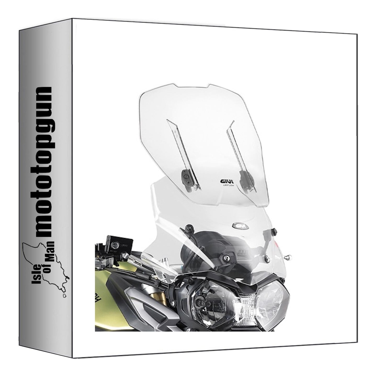 GIVI CUPOLINO SCORREVOLE AIRFLOW TRASPARENTE AF6401B COMPATIBILE CON TRIUMPH TIGER 800 / XC / XR 11/17