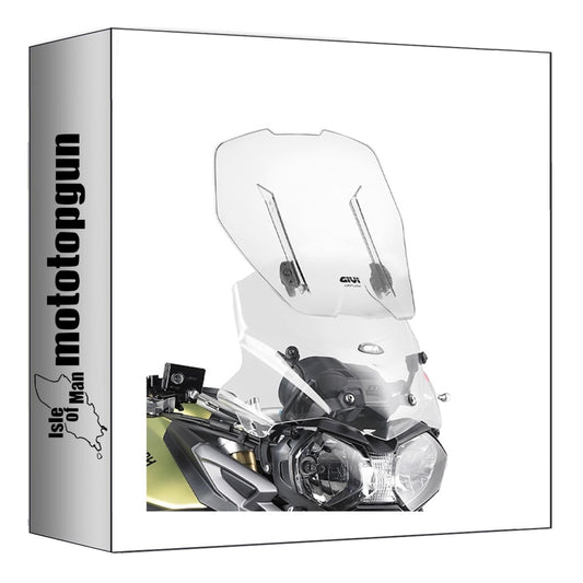 GIVI CUPOLINO SCORREVOLE AIRFLOW TRASPARENTE AF6401B COMPATIBILE CON TRIUMPH TIGER 800 / XC / XR 11/17