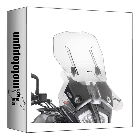 GIVI CUPOLINO SCORREVOLE AIRFLOW TRASPARENTE AF7711B COMPATIBILE CON KTM 390 ADVENTURE 20/24