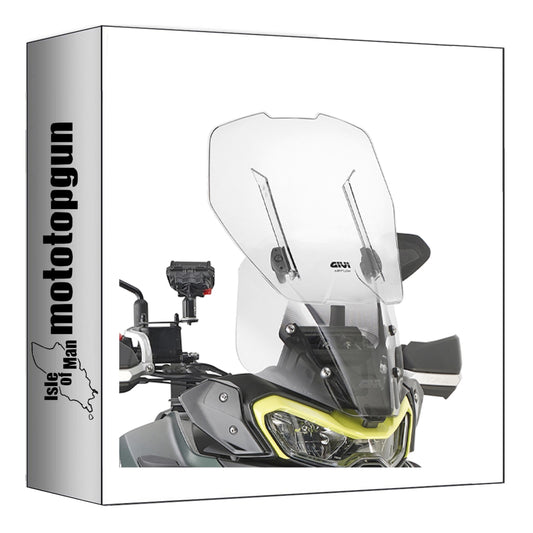GIVI CUPOLINO SCORREVOLE AIRFLOW TRASPARENTE AF8717B COMPATIBILE CON BENELLI TRK 702 X 23/24