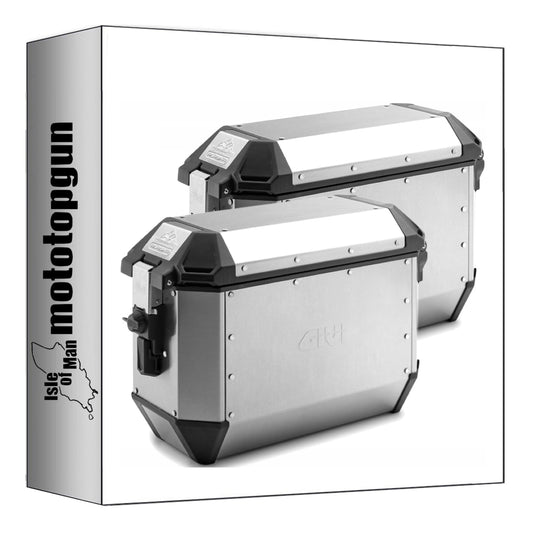 GIVI VALIGIE LATERALI ALA36APACK2 MONOKEY TREKKER ALASKA ALLUMINIO 72 LT + ATACCO COMPATIBILE CON BMW R 1100 GS 94/99
