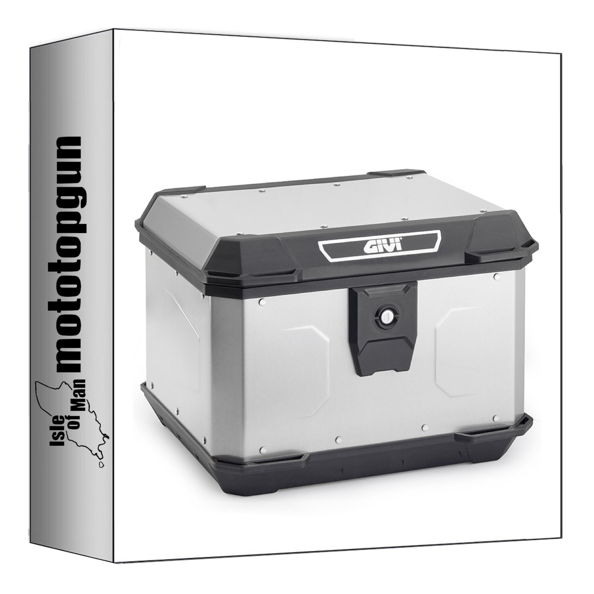 GIVI BAULETTO ALP44A MONOLOCK ALPINA ALLUMINIO 44 LT + ATACCO COMPATIBILE CON BMW R 850 R 95/02