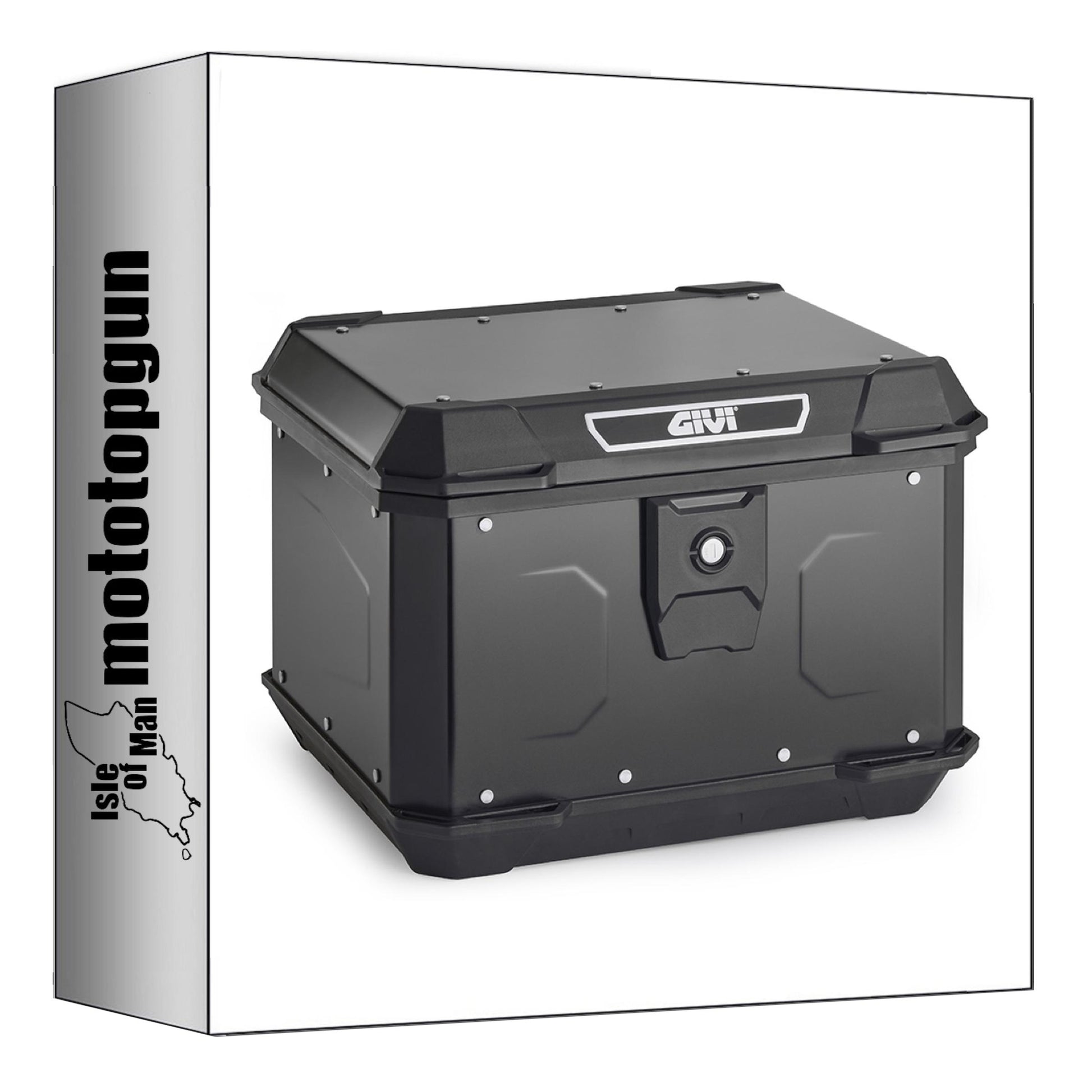 GIVI BAULETTO ALP44B MONOLOCK ALPINA ALLUMINIO NERO 44 LT + ATACCO COMPATIBILE CON SUZUKI GSX S 1000 F 15/20