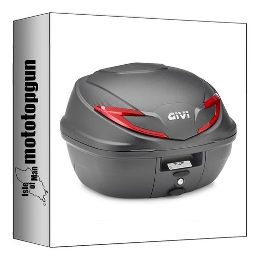GIVI BAULETTO B360N2 MONOLOCK NERO 39 LT + ATACCO COMPATIBILE CON SUZUKI AN 650 BURGMAN EXECUTIVE 02/12