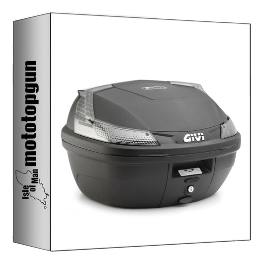 GIVI BAULETTO MONOLOCK BLADE NERO TECH 37 LT PER PORTAPACCHI ORIGINALE + ATACCO COMPATIBILE CON HONDA NC 750 X 21/24