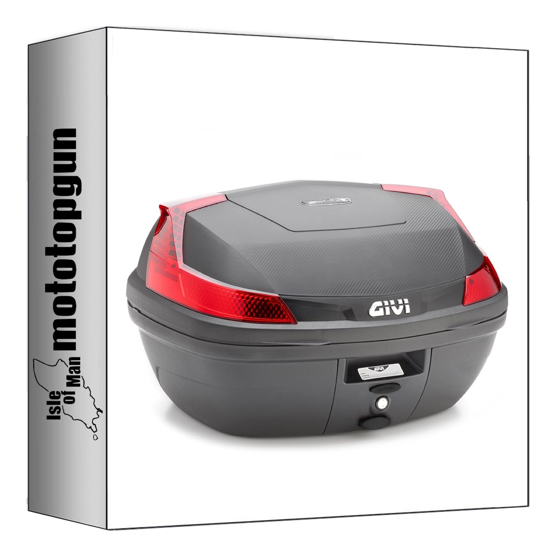 GIVI BAULETTO MONOLOCK BLADE NERO 47 LT PER PORTAPACCHI ORIGINALE + ATACCO COMPATIBILE CON BMW C 400 GT 19/24