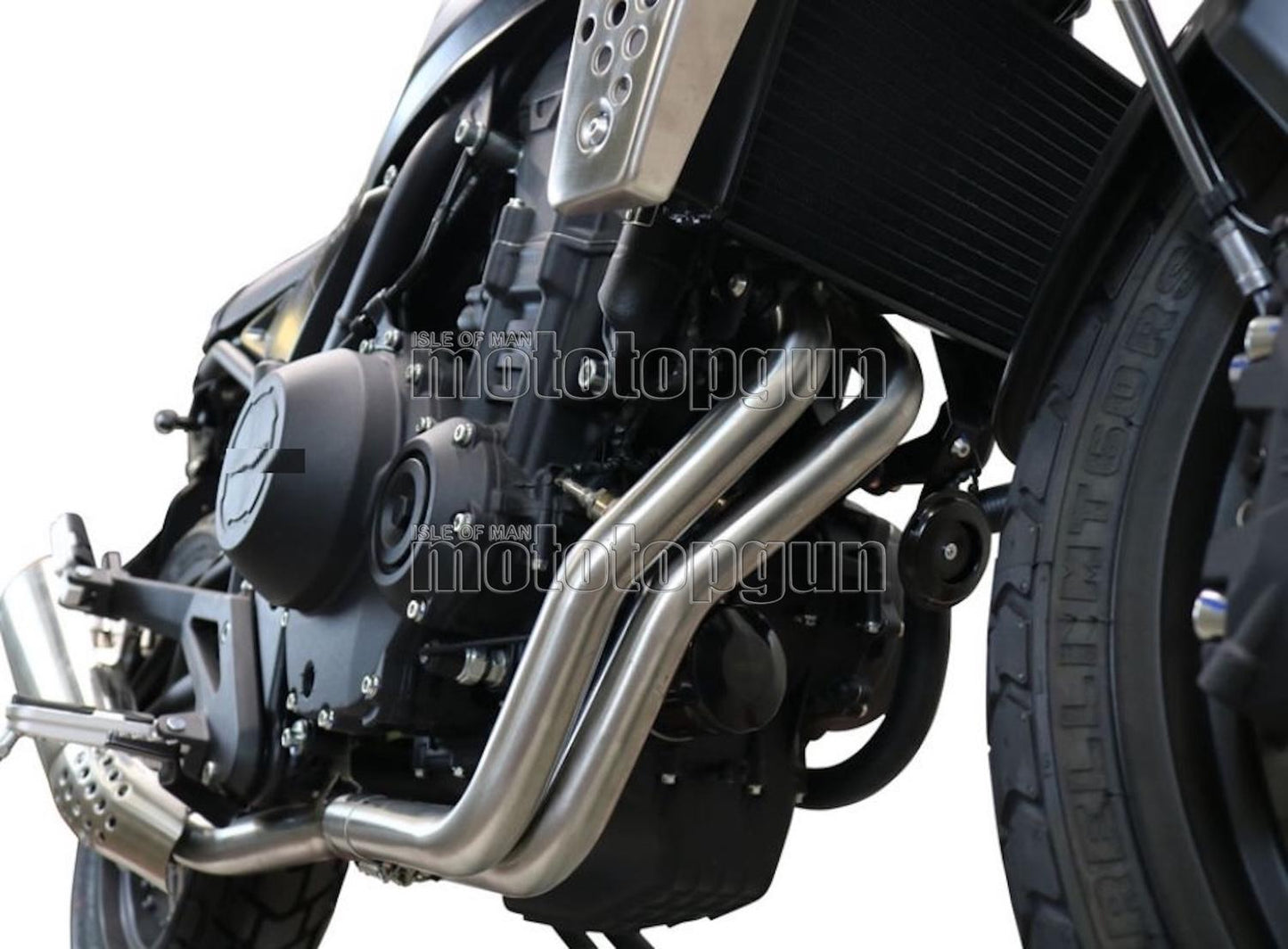 COLLETTORE GPR OPEN ACCIAIO , BR.1.1.RACE.DEC COMPATIBILE CON BRIXTON CROSSFIRE 500 XC 22/23