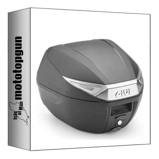 GIVI BAULETTO C30NT MONOLOCK NERO TECH 30 LT C30NT + ATACCO COMPATIBILE CON KL BRERA 125-300 22/24