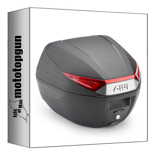 GIVI BAULETTO C30N MONOLOCK NERO 30 LT C30N + ATACCO COMPATIBILE CON HONDA CB 500 F 16/18