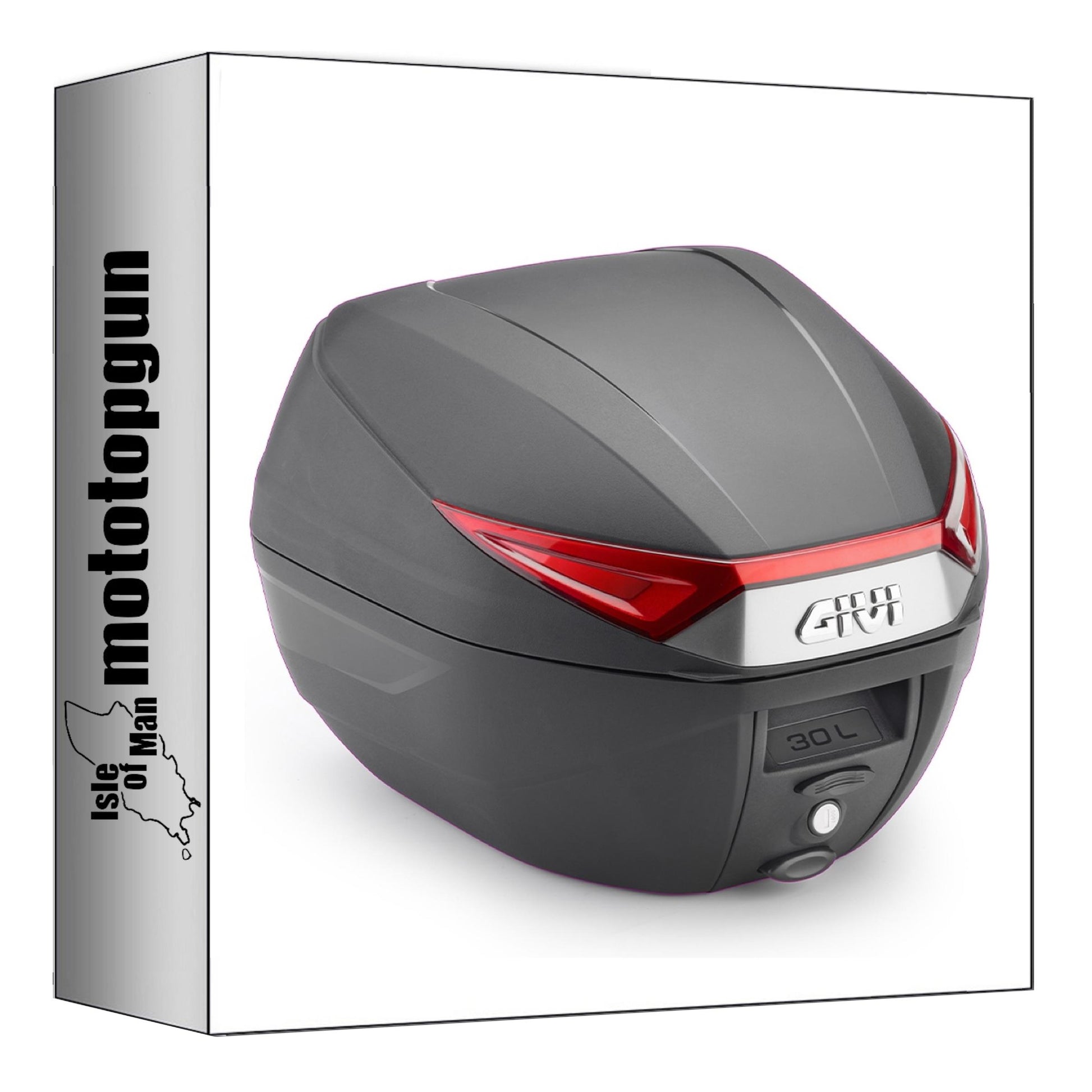 GIVI BAULETTO C30N MONOLOCK NERO 30 LT C30N + ATACCO COMPATIBILE CON YAMAHA MT-09 MT09 17/20