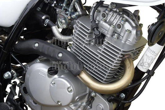 COLLETTORE GPR OPEN ACCIAIO , CO.S.190.DEC COMPATIBILE CON SUZUKI RV 125 VAN VAN 2003 / 17 03/17