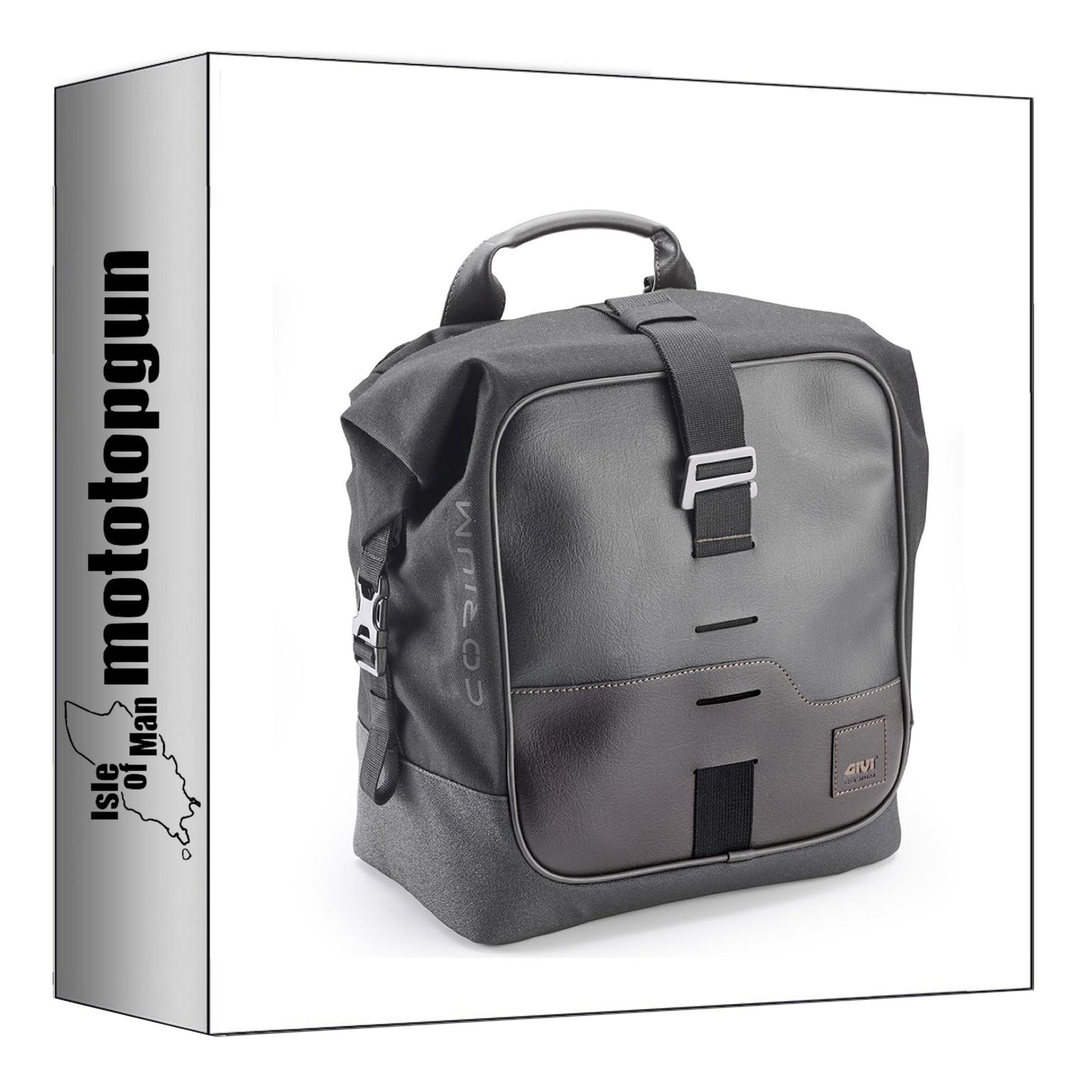 GIVI BORSA LATERALE CRM102 CORIUM NERO 16 LT 