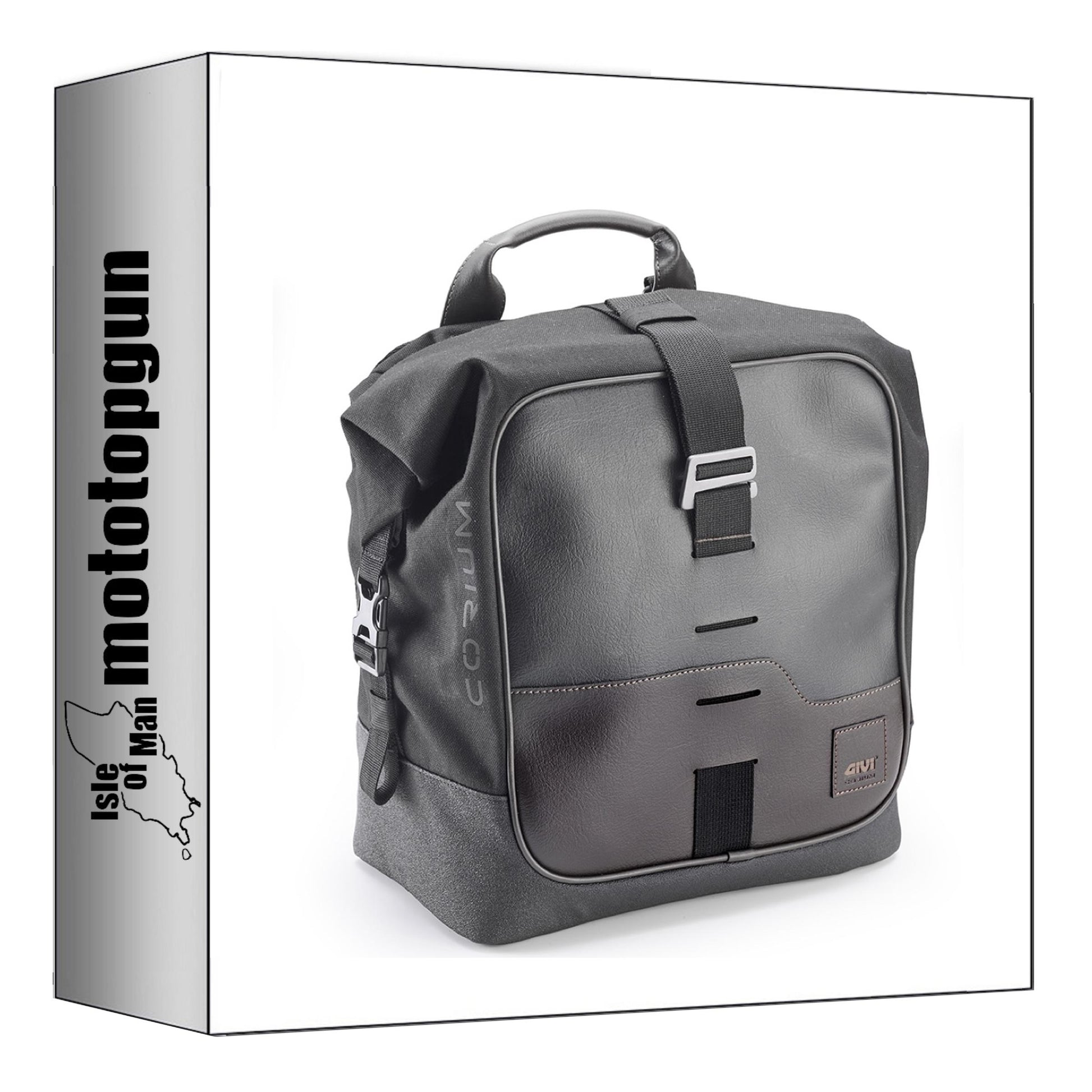 GIVI BORSA LATERALE CRM102 CORIUM NERO 16 LT 