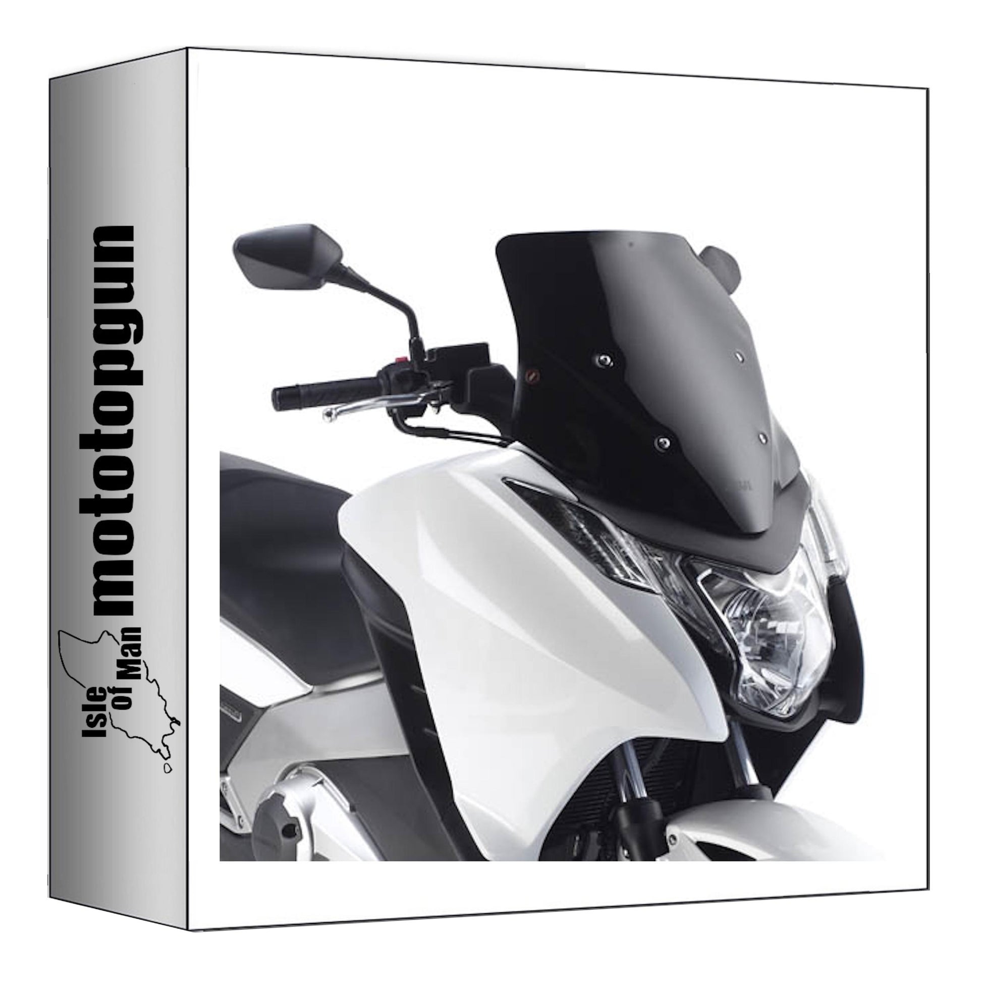 GIVI PARABREZZA BASSO SPORTIVO NERO D1109B COMPATIBILE CON HONDA INTEGRA 700 12/13