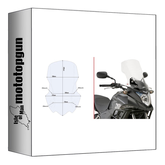 GIVI CUPOLINO TRASPARENTE D1121ST COMPATIBILE CON HONDA CB 500 X 13/18