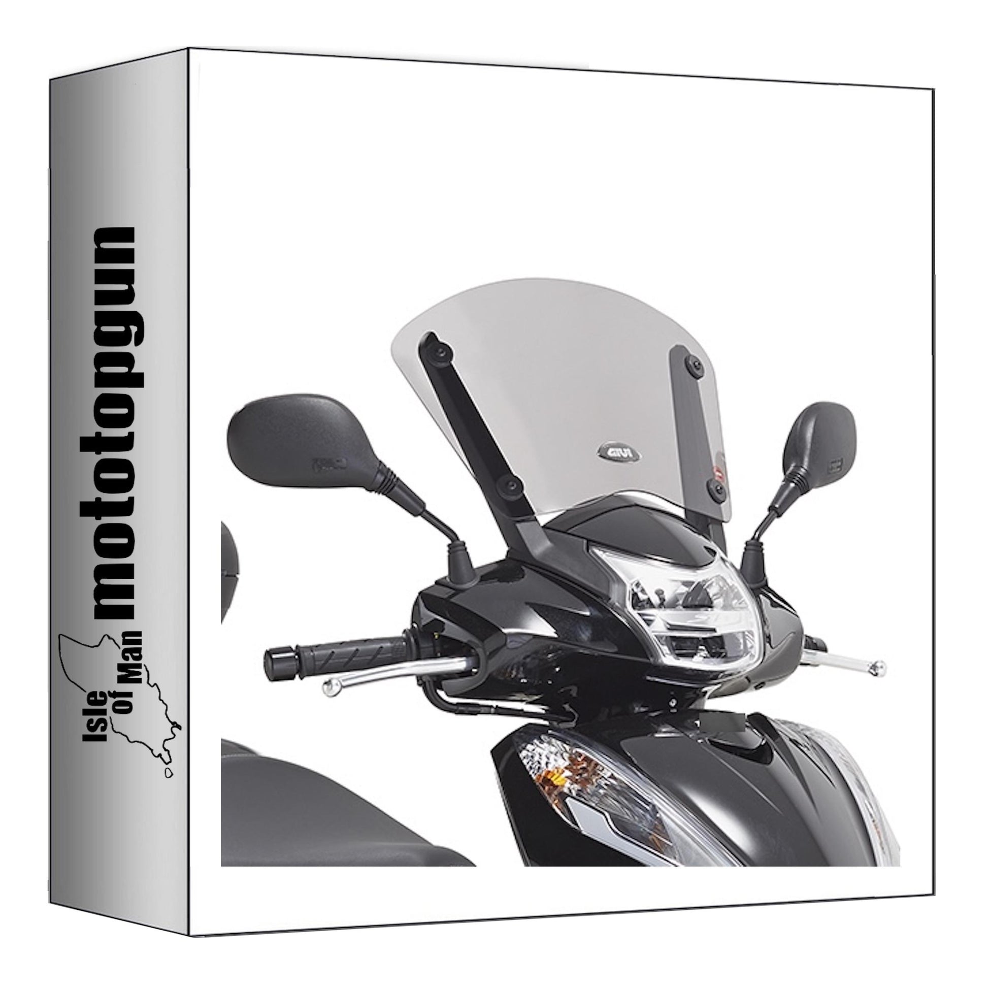 GIVI CUPOLINO BASSO FUMÉ D1143S COMPATIBILE CON HONDA SH 300 I 15/20