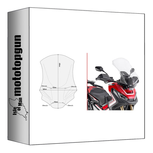 GIVI PARABREZZA TRASPARENTE D1156ST COMPATIBILE CON HONDA X-ADV 750 17/20