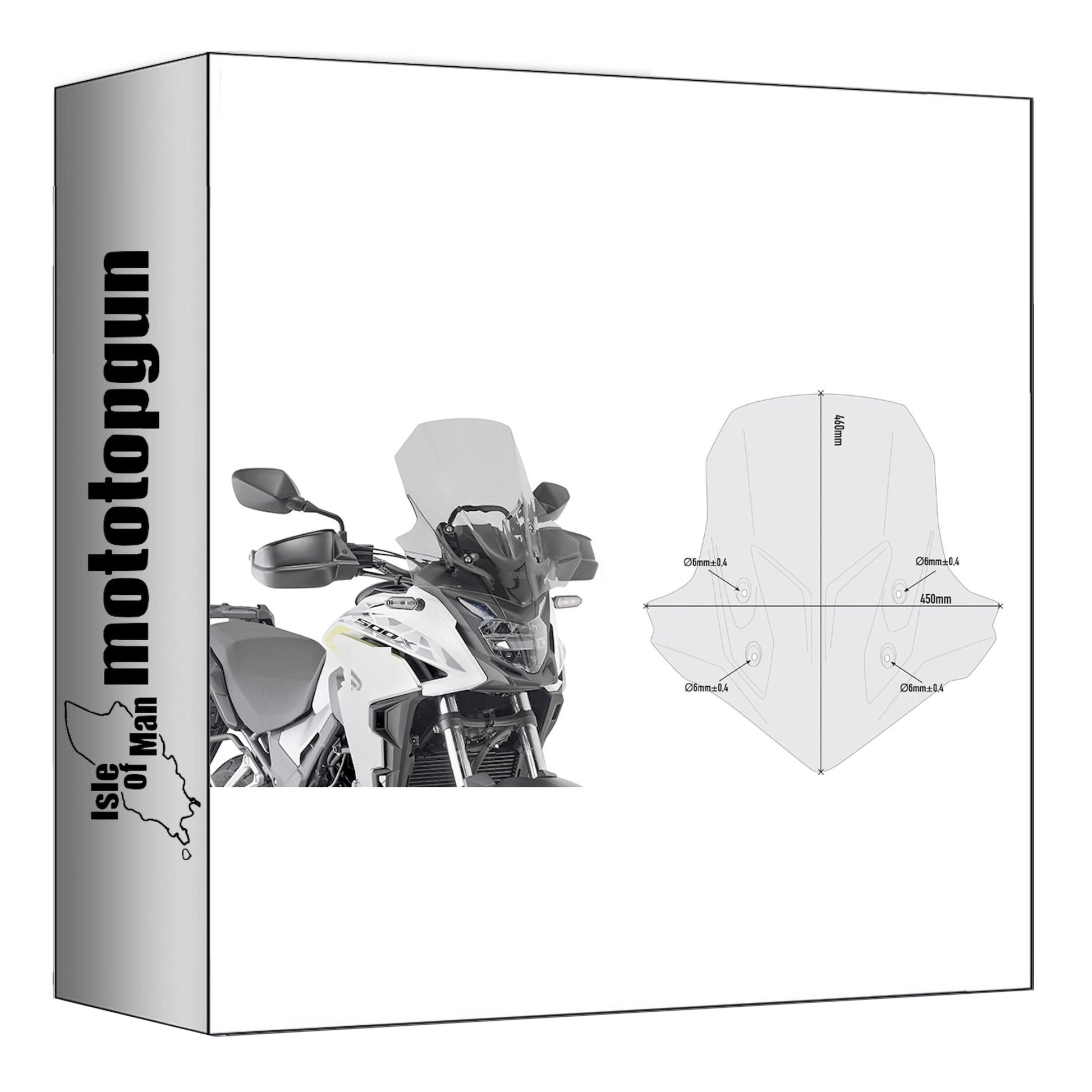 GIVI CUPOLINO FUMÉ D1171S COMPATIBILE CON HONDA CB 500 X 19/23