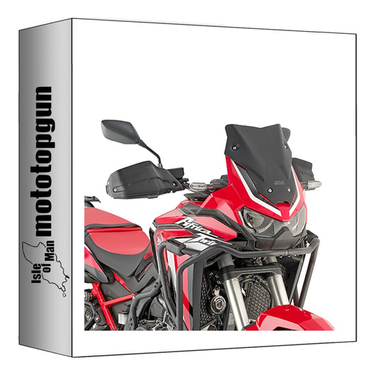 GIVI CUPOLINO BASSO SPORTIVO NERO OPACO D1179BO COMPATIBILE CON HONDA CRF 1100 L AFRICA TWIN 20/23