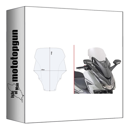 GIVI PARABREZZA TRASPARENTE D1187ST COMPATIBILE CON HONDA FORZA 350 23/24