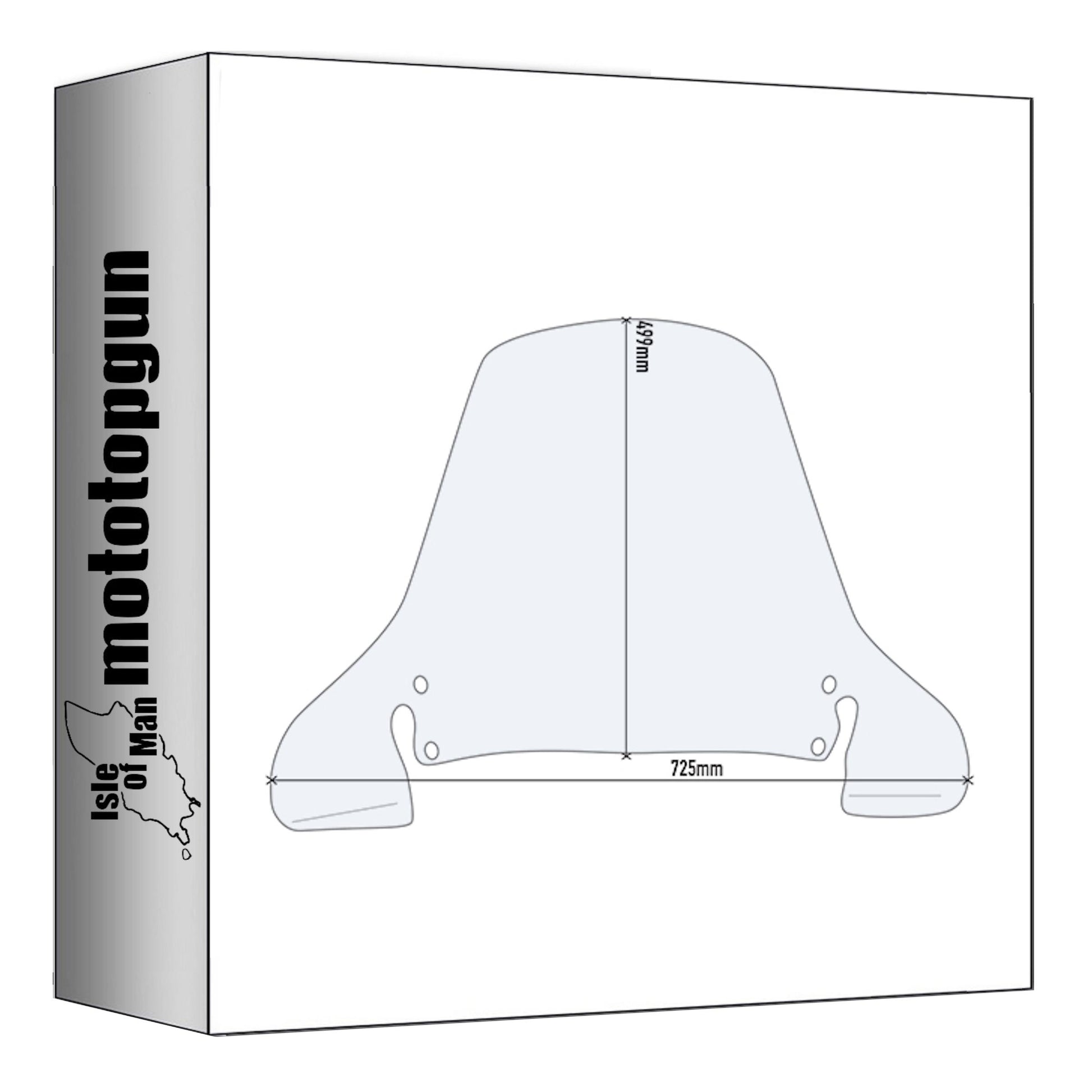 GIVI PARABREZZA TRASPARENTE D199ST COMPATIBILE CON HONDA FORESIGHT 250 97/08