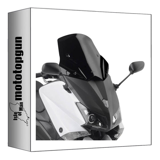 GIVI PARABREZZA BASSO SPORTIVO NERO D2013B COMPATIBILE CON YAMAHA T-MAX 530 12/16