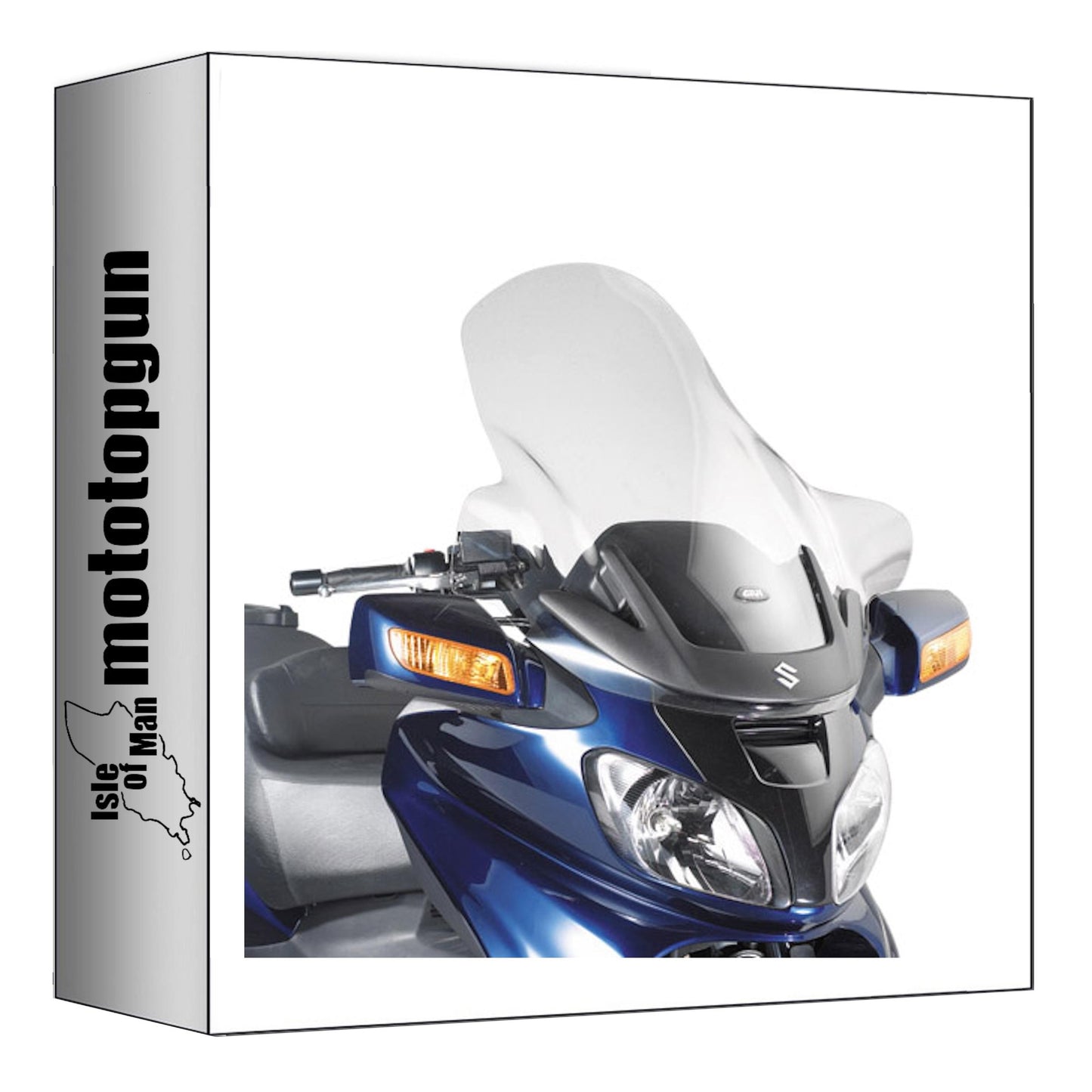 GIVI PARABREZZA TRASPARENTE D257ST COMPATIBILE CON SUZUKI AN 650 BURGMAN EXECUTIVE 02/04