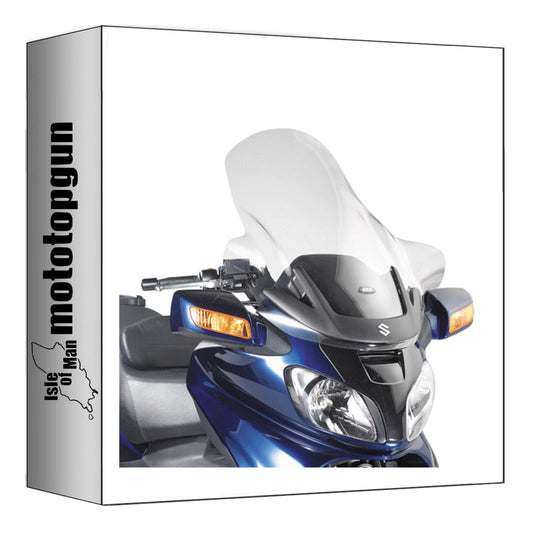 GIVI PARABREZZA TRASPARENTE D257ST COMPATIBILE CON SUZUKI AN 650 BURGMAN EXECUTIVE 02/04